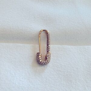 Anita Ko Safety pin Rose gold Earring left